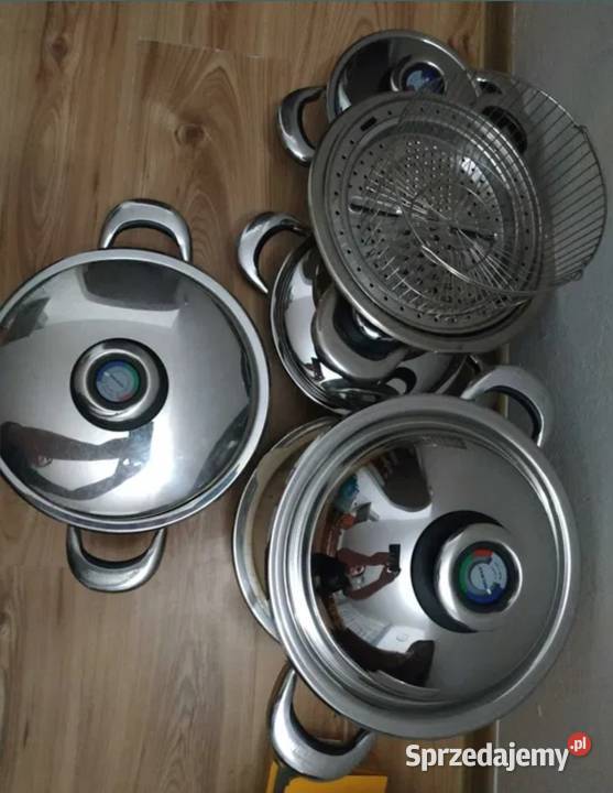 Zestaw garnków do gotowania na parze Welmax świętokrzyskie Opatów sprzedam