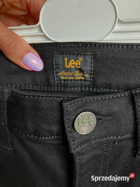 Nowe czarne jeansy Lee Ivy skinny rurki wysoki Spodnie Rzeszów
