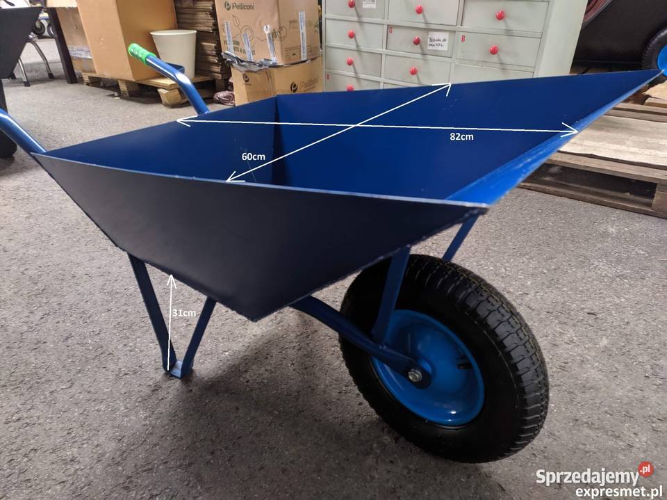 Taczka budowlana z bl25mm Z KOŁEM W KOMPLECIE Rzeszotary