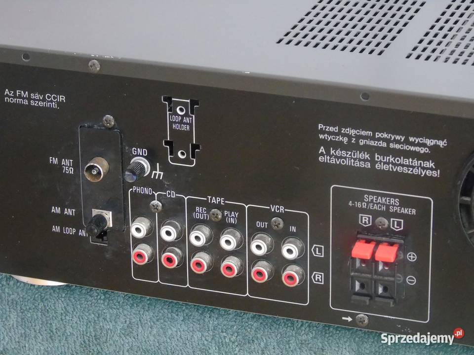 Wzmacniacz z radiem Technics SAEX140 mocny i