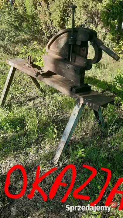 OKAZJA Gilotynowe Nożyce do Prętów Blachy z Końskie