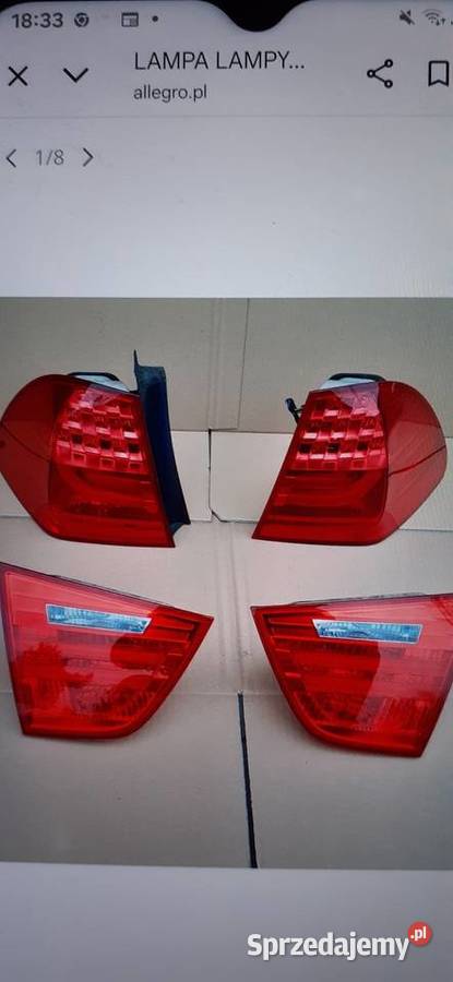 BMW 3 E91 Lift lampy tył komplet led