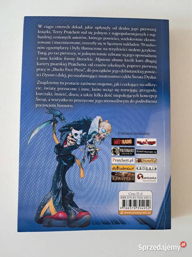 Książka Mgnienie ekranu T Pratchett do science fiction Kraków