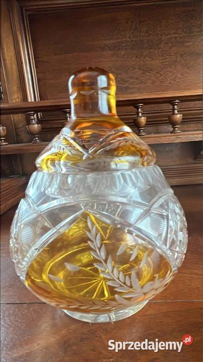 Puzderko kryształ Przezroczysty z miodowymi Gdańsk sprzedam