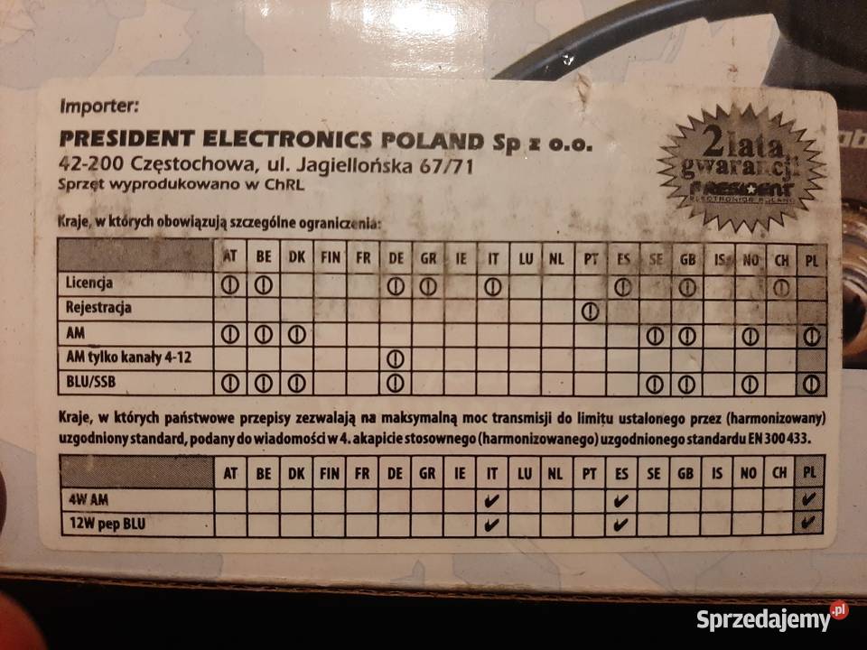 CB radio Słabo nowe Łódź