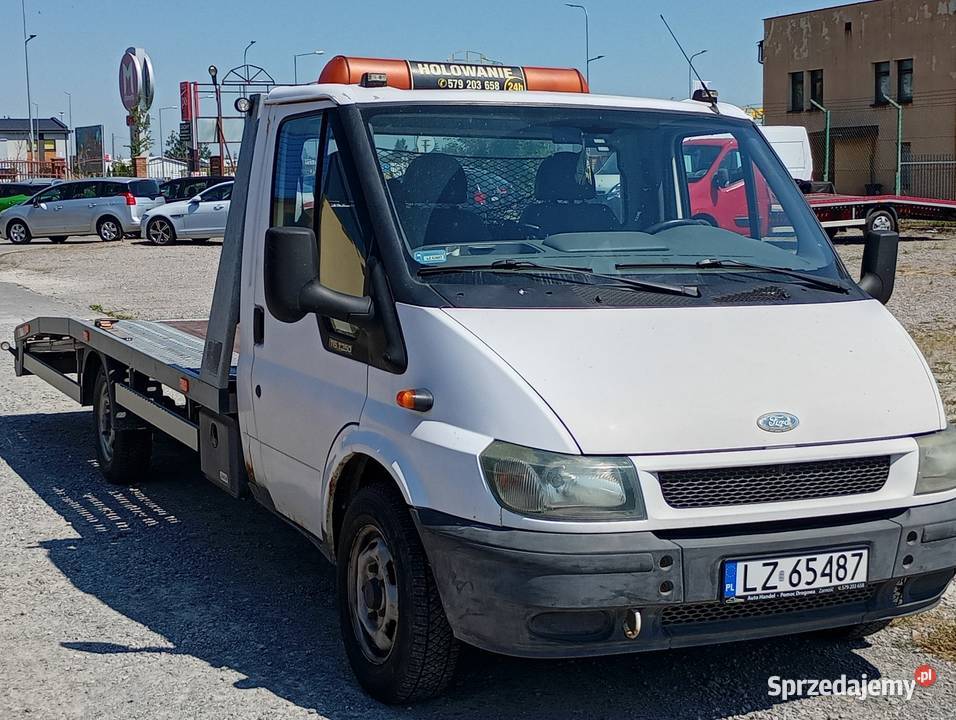 Ford Transit 24TDDi 115 Tył napęd Autolaweta biały Zamość