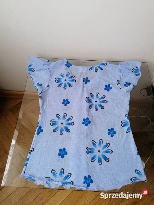 NOWA BŁĘKITNA BLUZKA Z SIATECZKI RXL Rozmiar 42(XL) Łódź