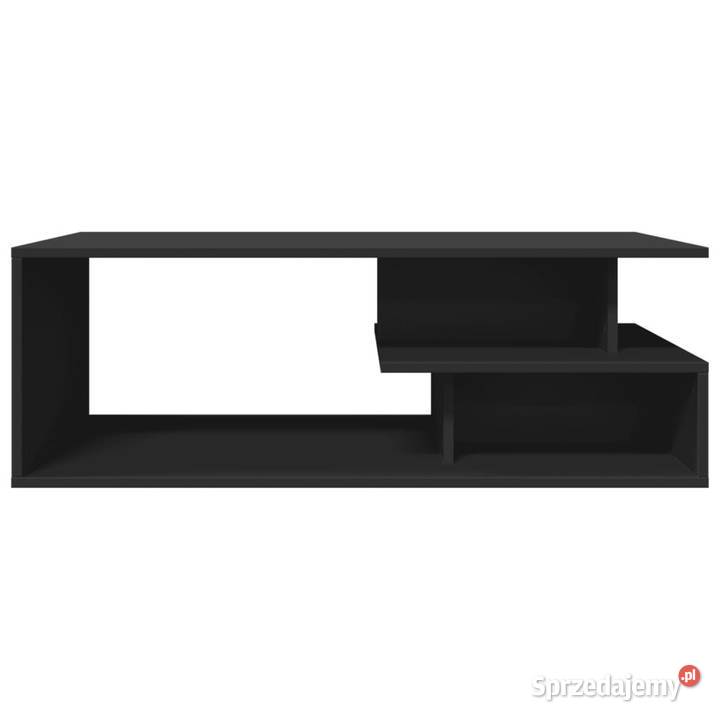 Stolik kawowy czarny 102x55x35 materiał Warszawa