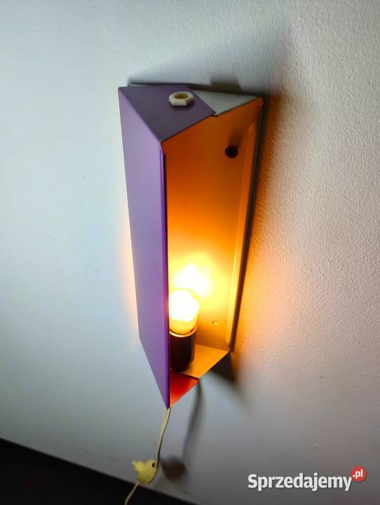 Kinkiet Modernizm lata 70 vintage PRL Kalisz