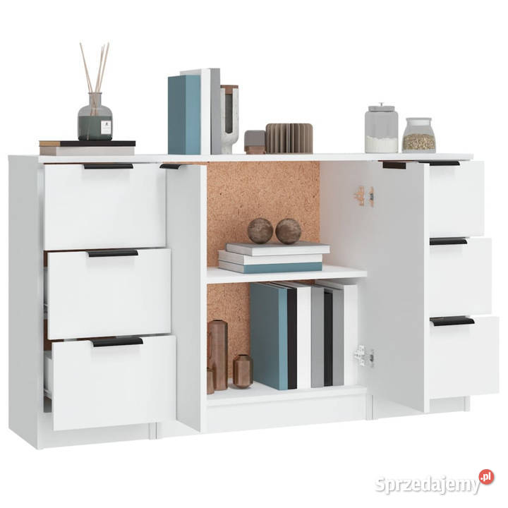 Szafki 3 biały materiał drewnopochodny WM3115836 Warszawa