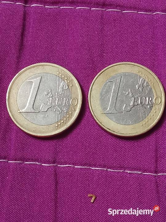 Monety 1 euro espańa z roku 2000 2009 sprzedam