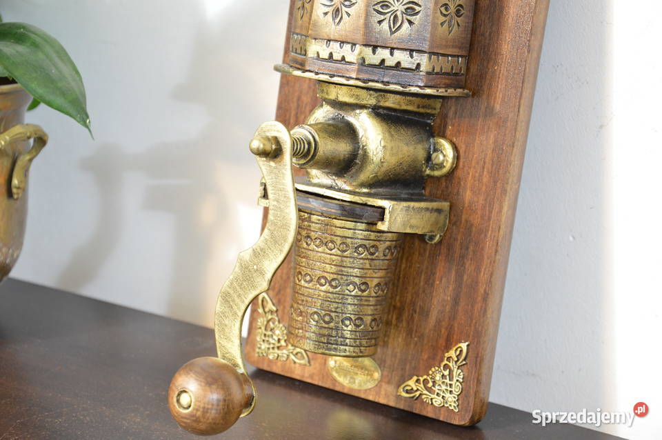 drewniany MŁYNEK wiszący do kawy bstary śląskie Jastrzębie-Zdrój sprzedam