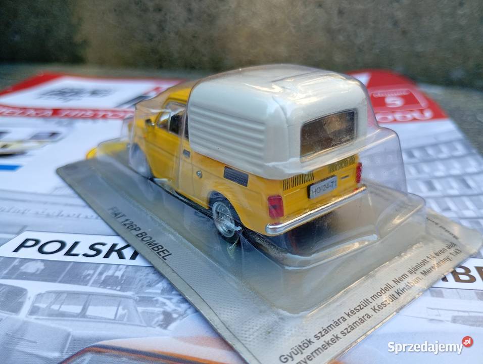 FIAT 126P BOMBEL model kolekcja 143 kultowe auta Warszawa