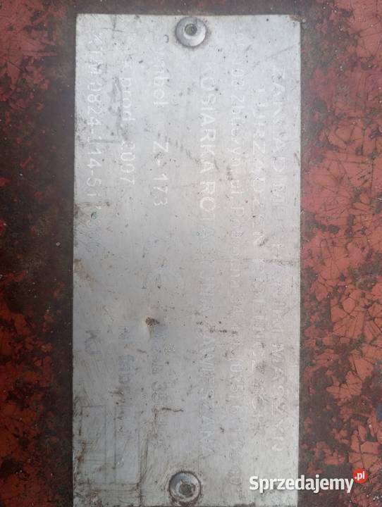 Kosiarka Rotacyjna Z 173 Rotacyjne Zakrzówek