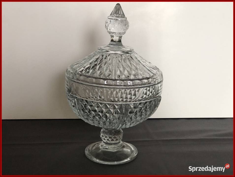 Sprzedam okrągłą SZKLANĄ PATERĘ na cukierki Staroźreby