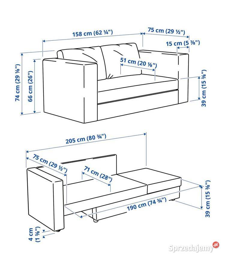 Sofa razklodana Sofy i kanapy mazowieckie