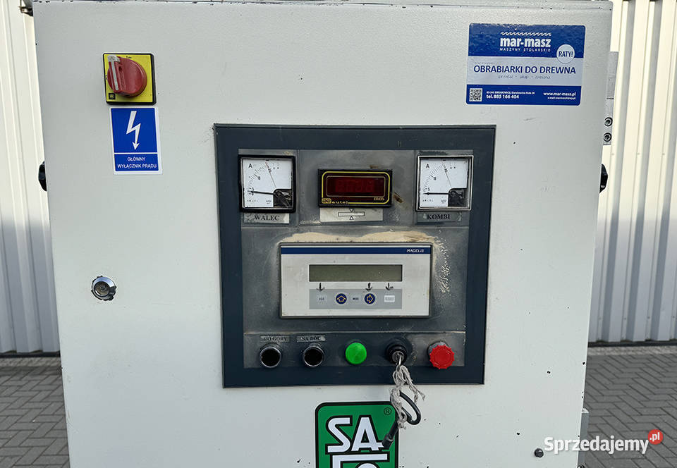 Szlifierka szerokotaśmowa SAFO 63 2 agregaty Sierakowska Huta