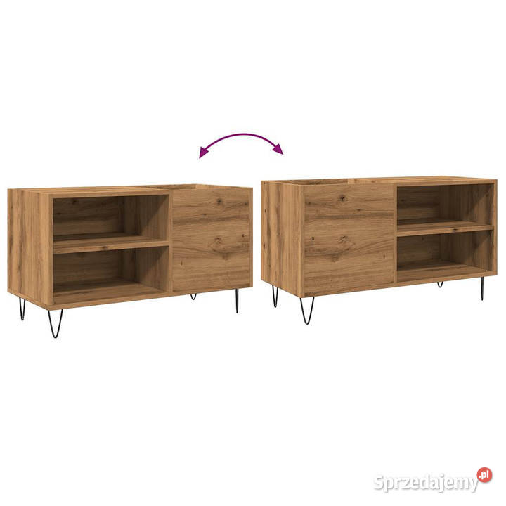 Szafka na płyty dąb artisan 845x38x48 WM857243 Warszawa