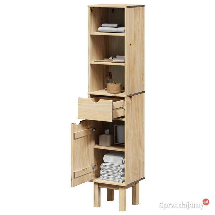 Szafka łazienkowa OTTA 35x30x159 lite drewno Warszawa sprzedam