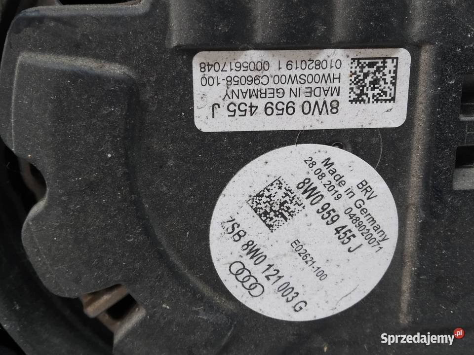 WENTYLATOR CHŁODNICY 20 TDI 8W0959455J Audi A6 V Motoryzacja