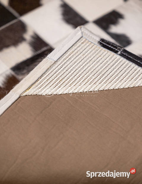 Skóra bydlęca dywan patchwork skórzany 120x180 Szaflary