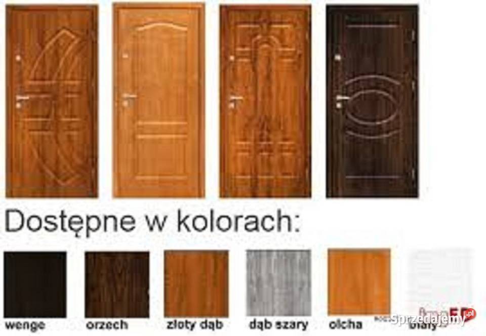 Drzwi wejściowe zewnętrzne wewnątrzklatkowe Tarnowskie Góry sprzedam