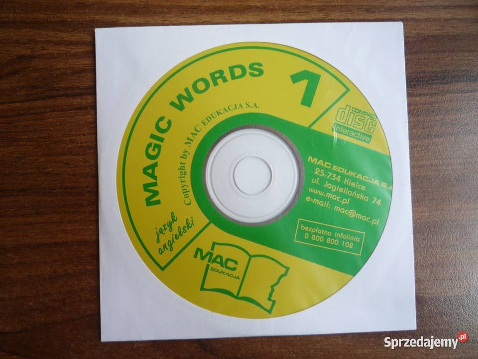 Magic Words kl 1 Podręcznik CD do nauki języka Szczecin