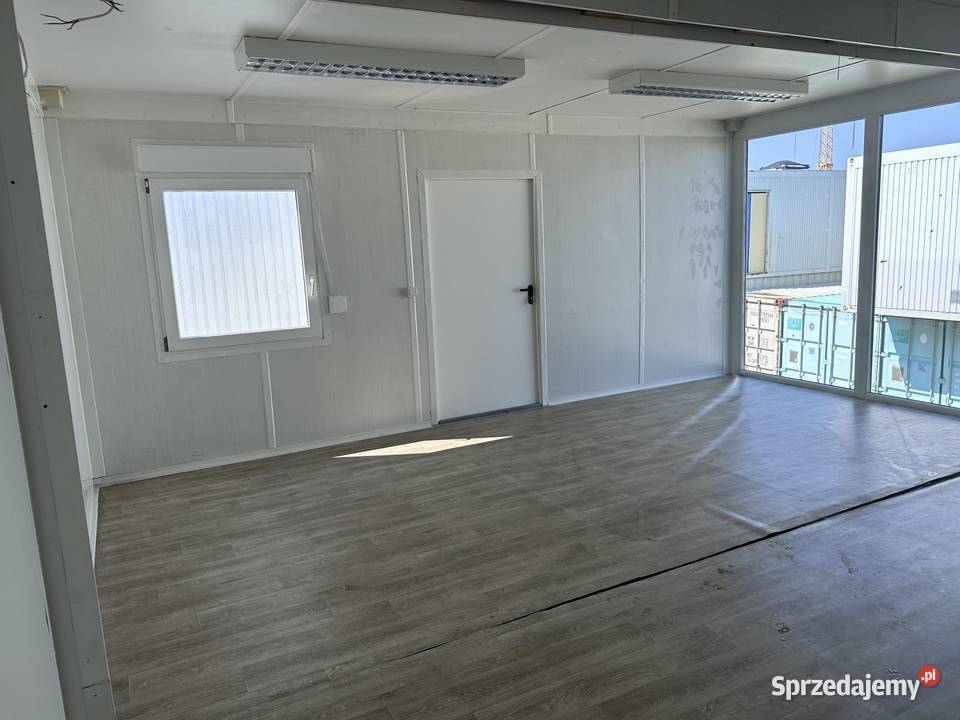 KONTENER BIUROWY PODWÓJNY DUŻE WITRYNY Wrocław sprzedam