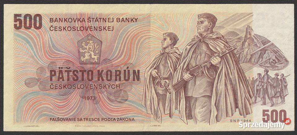 Czechosłowacja 500 koron 1973 U38 Numizmatyka Łódź