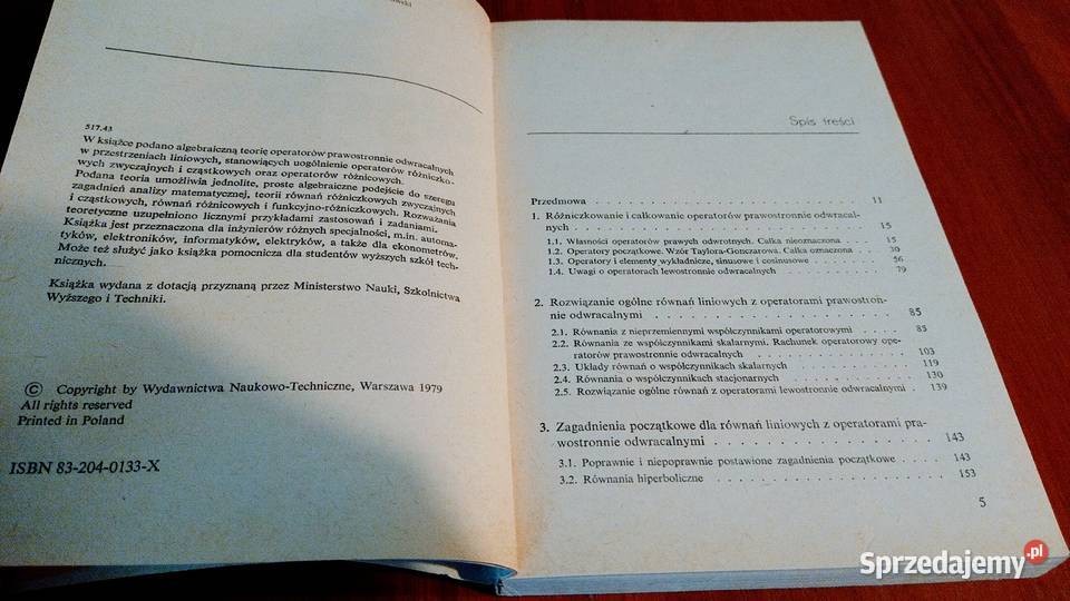 Wstęp do analizy algebraicznej i jej zastosowań pomorskie Gdańsk