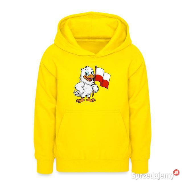 Młodzieżowa bluza z kapturem Patriotyczna bluza Rozmiar 10 małopolskie