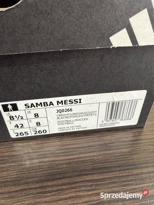 ButySneakersy Adidas Samba Messi JQ0266 sprzedam