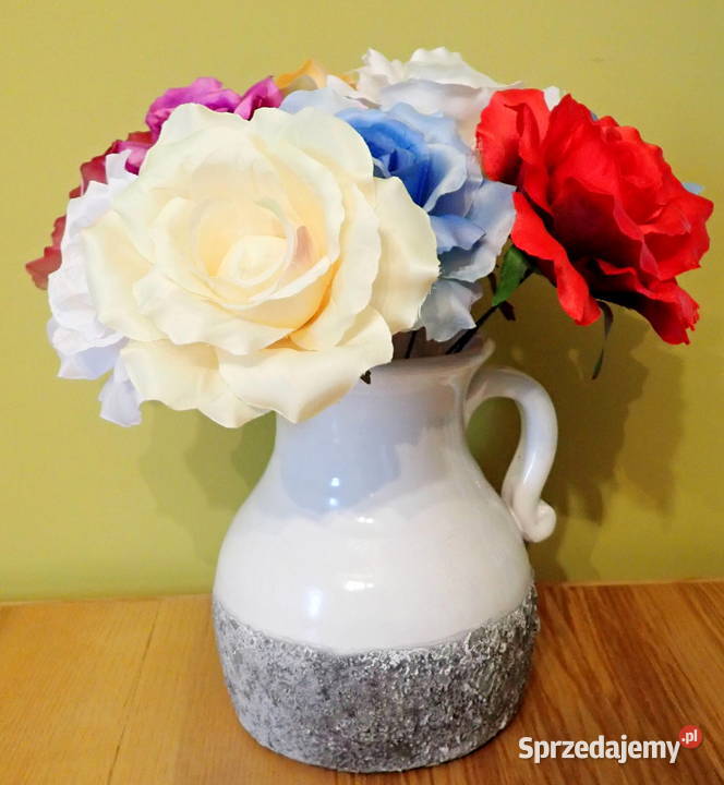 Róże rozwinięte różne kolory 1 śred 13 F004 Siewierz