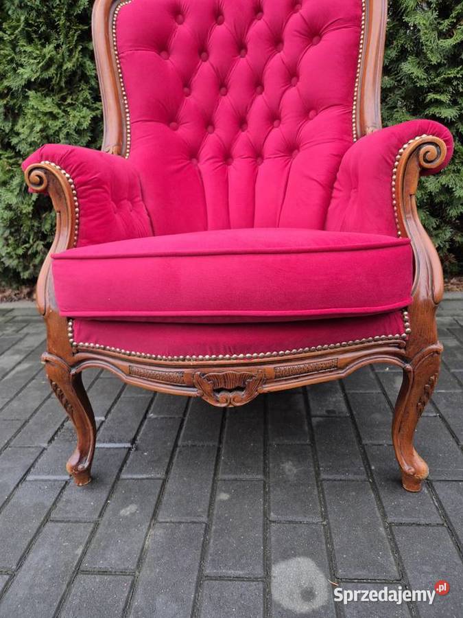 Fotel w stylu ludwikowskim Fotele Rawa Mazowiecka