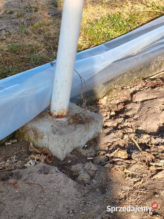 Tunel foliowy DUŻY konstrukcja 7x30m 210 m Blizanów sprzedam