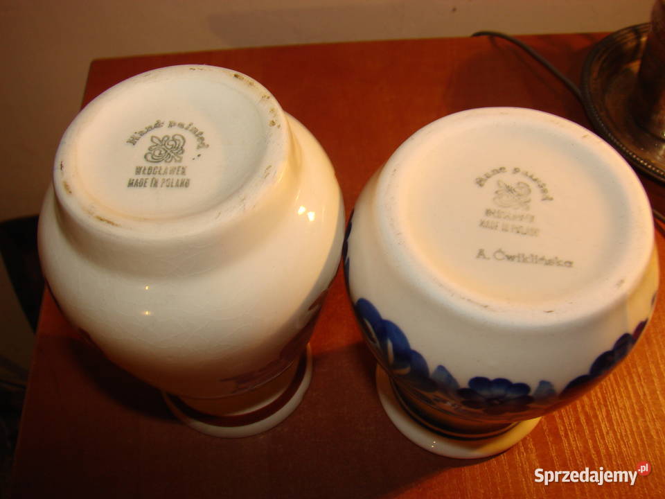 ZF Koło fajansowy wazonik pomorskie Pruszcz Gdański