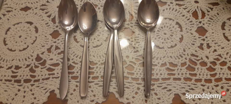 Łyżeczki do herbaty sygnowane Gerlach różne Warszawa