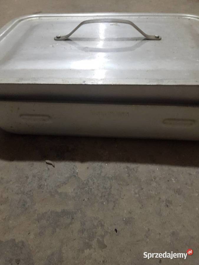 Stara aluminiowa brytfanna Katowice