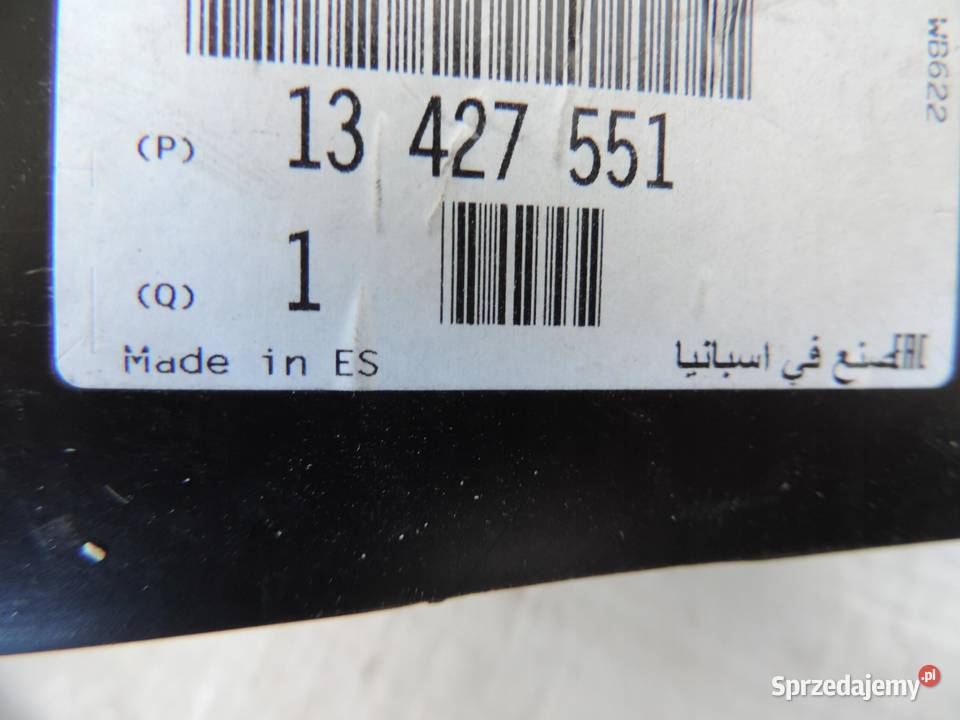 WLOT RURA POWIETRZA OPEL CORSA E 13427551 NOWA