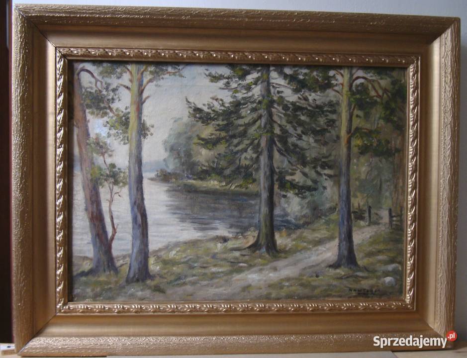 Obraz Olejny na Płótnie Pejzaż Warszawa