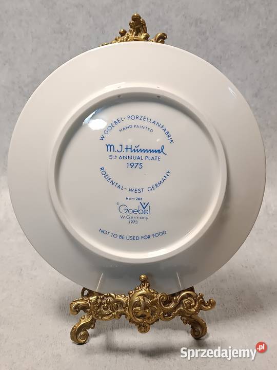 Kolekcjonerski talerz GOEBEL Hummel 5nd Annual Porcelana i szkło zachodniopomorskie Dobrzany