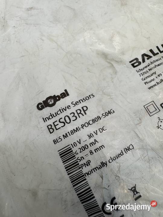 Balluff BES03RP Czujnik indukcyjny Pozostałe Warszawa