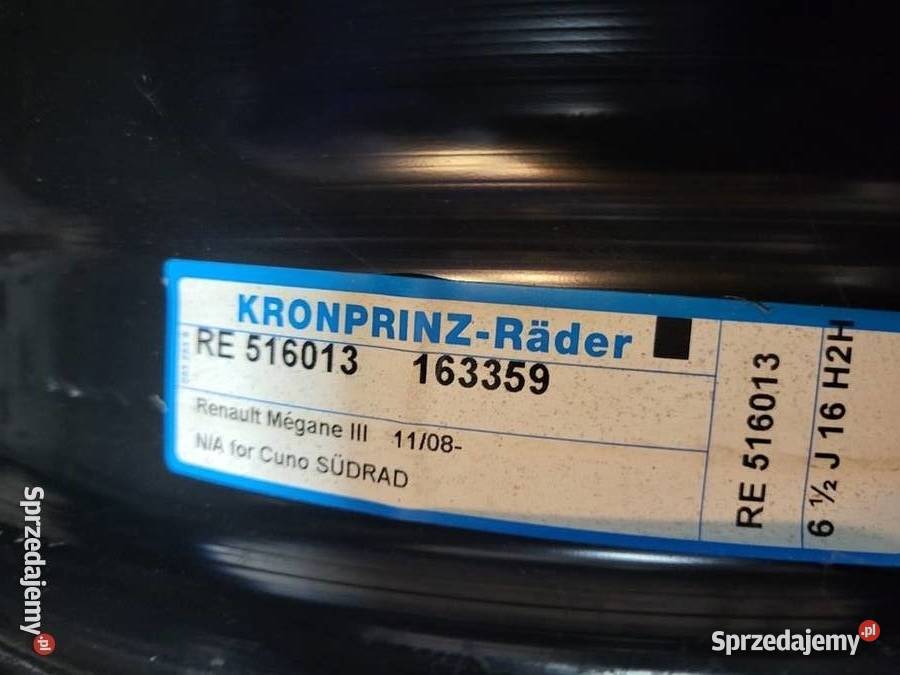 4x 16 5x1143 ET 47 661mm felgi stalowe WYSYŁKA