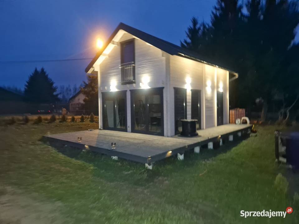 Drewniany domek Jan III 65 27 m2 wersja Mrągowo