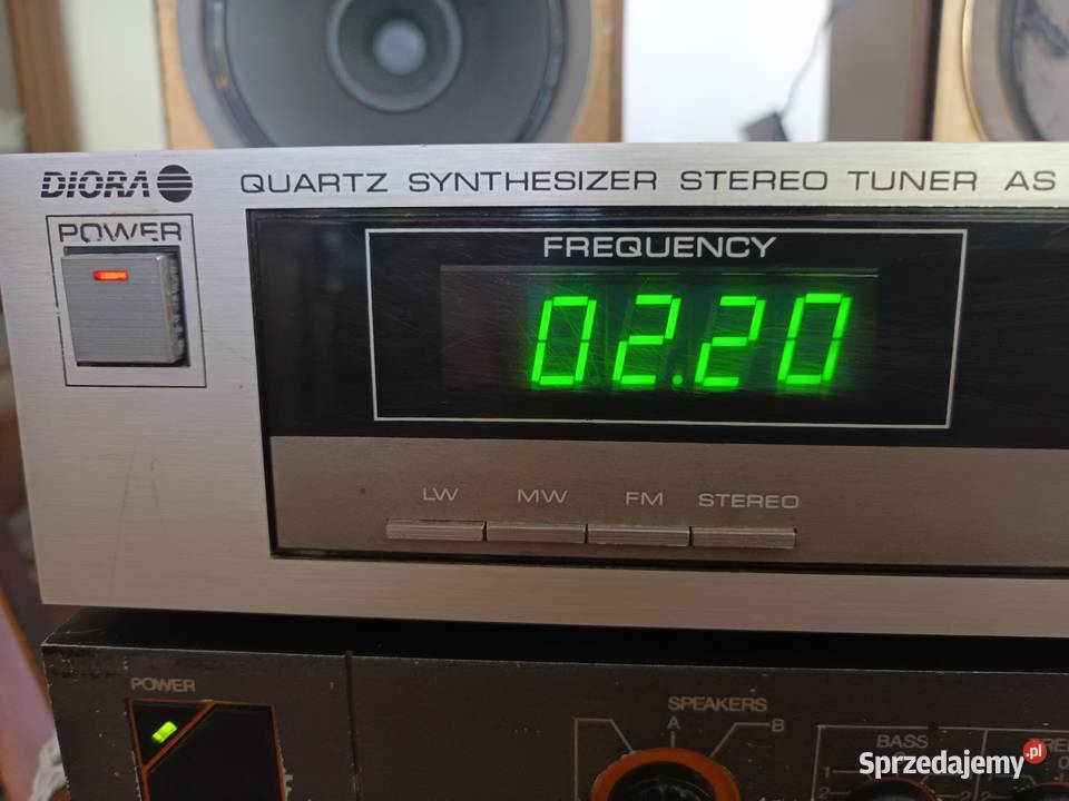 Tuner Unitra Diora AS 952 przestrojony 88108 FM Radioodtwarzacze śląskie