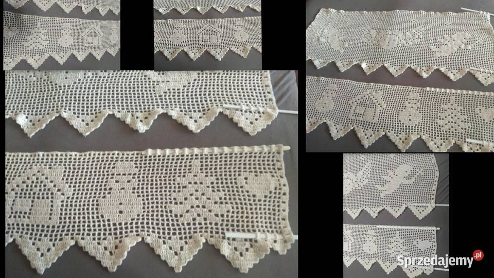 Firanki 4 Aniołki choinki bałwanki kościół Katowice