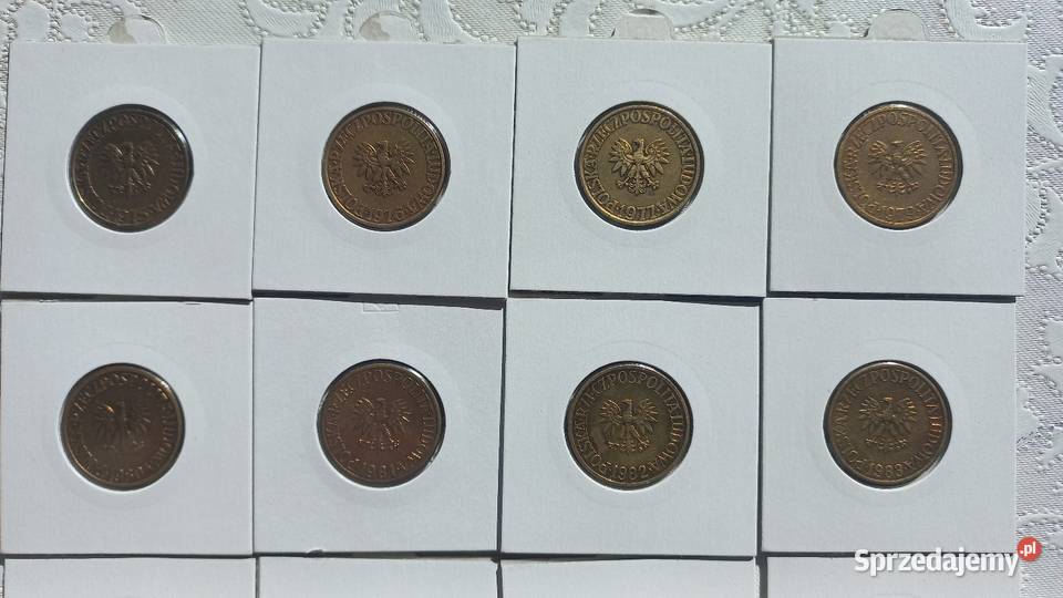 5 złoty PRL wszystkie roczniki mosiężne małopolskie Trzebinia