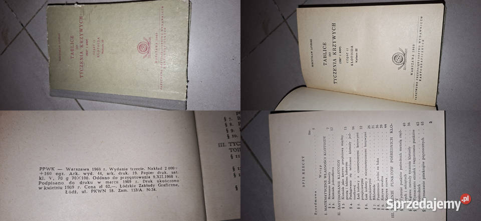 Trzecie wydanie Tablice do tyczenia krzywych Łęczyca