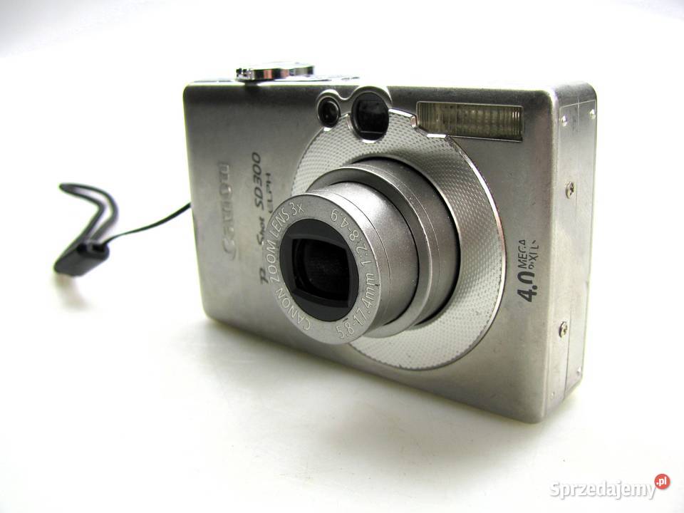 CANON POWERSHOT SD300 DIGITAL ELPH 4MPIX APARAT Brody