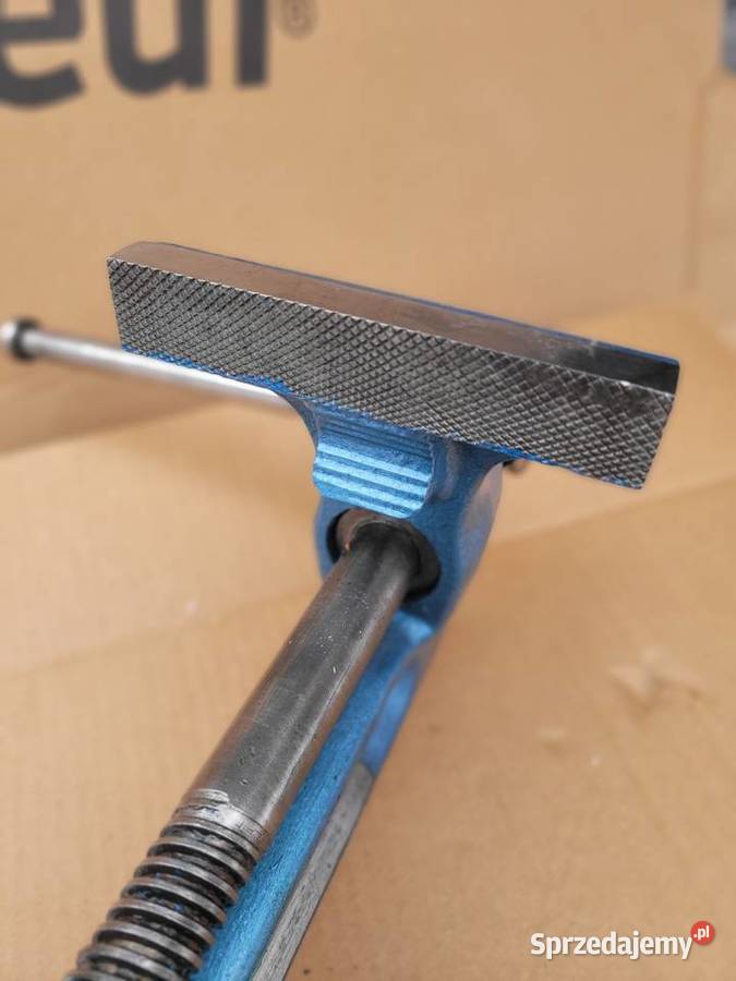 Niemieckie imadło stalowe kute Heuer Front 115